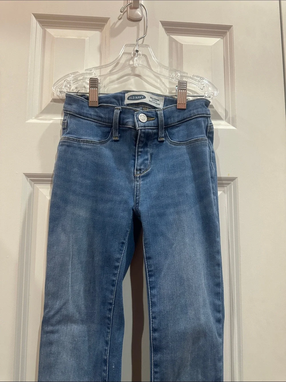 NWOT Old Navy Blue Kids Skinny Jeans - Faded Wash size 10
